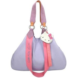 Fritzi aus Preussen Dames Hello Kitty Fritzi Izzy Medium Canvas Lilac Cat Shopper, lila (lilac), Eén Maat