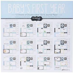 Scrapbook Customs Baby Boy eerste maanden Scrapbooking Kit