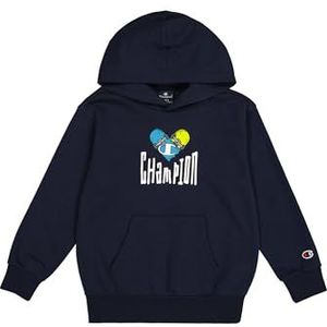 Champion Sweatshirt met capuchon voor jongens, blauw (Bs501), 3-4 Jaar