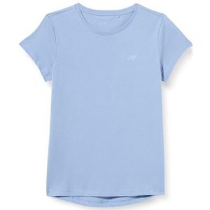 4F T-shirt F0816 Denim meisjes 122, Denim, 7 Jaren