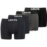 Levi's heren boxer shorts, zwart/wit, S