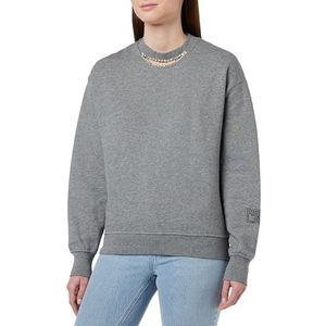 Replay Sweatshirt voor dames, M02 Melange Grey., XS