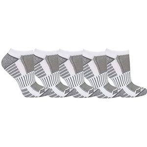 Columbia Women's Pique Weave Mesh Top No Show Socks with Arch Support, 6 Pairs