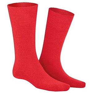 KUNERT Heren sokken homesocks zonder rubberen draden, Rood 8410, 47/50 EU