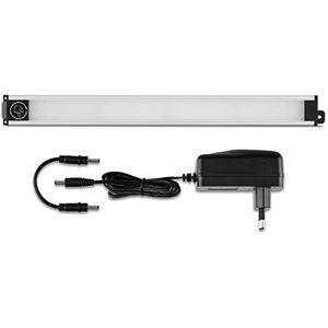 REV SLIMTOUCH kastverlichting, LED onderbouwlamp, plat 18mm - uitbreidbaar, 32cm, 5W, 420lm, zilver