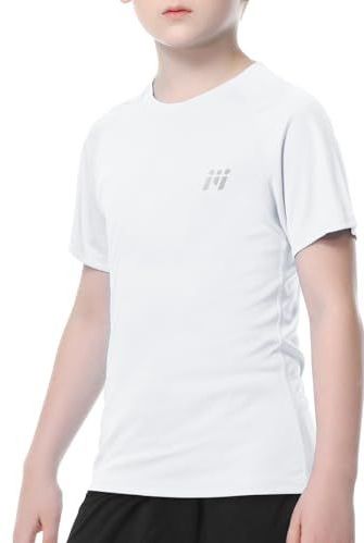 MEETWEE - Rash Guard - Korte Mouw - Kids Zwemshirt - UV Bescherming UPF 50