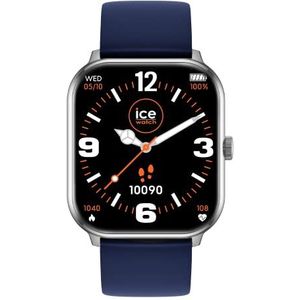 Ice-Watch - ICE smart Silver Navy - Gemengd zilveren verbonden horloge met siliconen band - 021412 (1,85"")