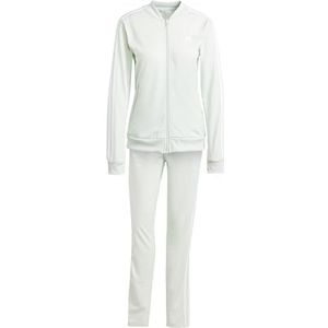 adidas - Essentials 3-Stripes - Trainingspak - Linnen Groen F22 / Wit