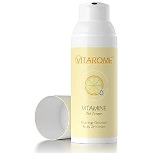 Vitarome Vitamine Gelcrème met vitaminen en kiwi-versrisscellen voor de verjonging van een droge huid, zonder parabenen, 50 ml