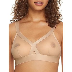 DKNY Womens Sheers Wirefree Softcup Bralette, Kasjmier, M