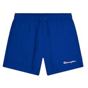 Champion Legacy Icons Strandshorts - Crinkle Taslon Small Script Logo Shorts, elektrisch blauw, XL Heren SS24, Blauw, XL