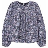 Blouse - Veelkleurig - Viscose - Bloemenprint - Casual Stijl