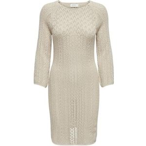 ONLY Gebreide damesjurk, grijs, M