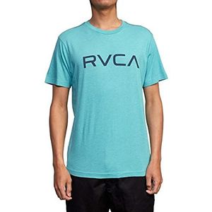 RVCA Script Hex T-shirt voor heren, Grote Rvca/Bermuda Blauw, XL