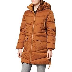 TOM TAILOR Denim Dames Gewatteerde mantel van gerecycled polyester 1027044, 27474 - Soft Camel, S