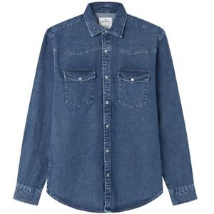 Springfield Jeans met pas en voorzakken, blauw, maat XS
