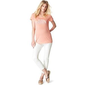 Noppies Dames Tee Ss Dorien Zwangerschapsstop, oranje (Peach C056), XS