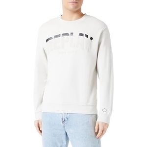 REPLAY Sweater met Logo Zand