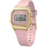 Ice-Watch - ICE digit retro Blush pink - Roze dameshorloge met kunststof band - 022056 (Small)