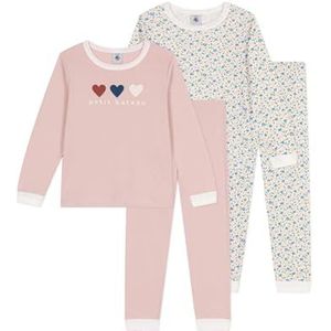 Petit Bateau Meisje A0D6Q zwangerschapspyjama dames, variant 1, 2 jaar (2 stuks), variant 1, 2 Jaar