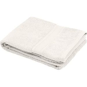 Lovely Casa - Badhanddoek – afmetingen 50 x 90 cm – 100% biologisch katoen – kleur ecru – model Lagune – badhanddoek – wasbaar op 30 °C – buitengewone kwaliteit
