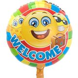 Folat - Welkom Thuis Emoji Ballon - 45 cm