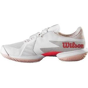 Wilson Kaos Swift 1.5 tennisschoenen voor dames, Witte Witte Tropische Peach, 38 1/3 EU