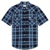 Wrangler - Western Overhemd - Ruitjesprint - Korte Mouwen