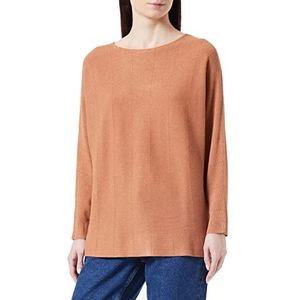 TOM TAILOR Denim Dames trui met vleermuismouwen 1033635, 30345 - Rusty Amber Melange, M