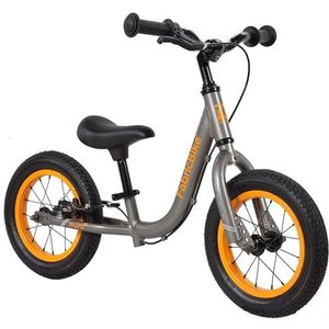 FabricBike Mini 12"" - Loopfiets voor 18 Maanden - 4 Jaar Oude Jongens Meisjes. Trainingsfiets zonder pedalen. Ultralichte leerfiets met verstelbaar stuur en zadel. (Mini PRO Graphite & Orange)