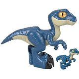 Fisher-Price Imaginext Jurassic World Raptor XL, extra groot dinosaurusfiguur voor kinderen van 3 tot 8 jaar, GWP07