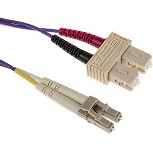 RS PRO LWL-kabel 10m Multi Mode Paars LC SC 50/125μm
