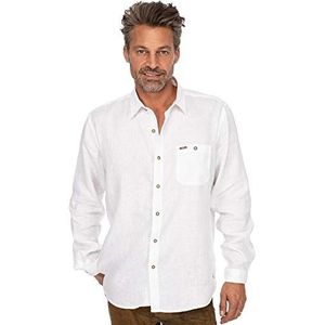 Stockerpoint Klederdrachthemd voor heren, wit (wit wit)., XL
