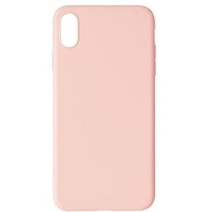 Hemjad iPhone X hoesje, valbescherming, antislip, zacht mat TPU plastic, ultradun telefoonhoesje (Cherry Blossom poeder)