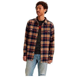 Levi's jackson worker heren, VICTOR PLAID METEORITE, XS