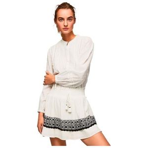 Pepe Jeans Bretta-blouse voor dames, Wit, XS