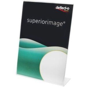 Deflecto A5 portretformaat Superior afbeelding schuin bord houder