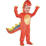 Childs Dinomite Dinosaur Fancy Dress Halloween Kostuum (Leeftijd 3-4 jaar)