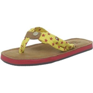 Tommy Hilfiger Kids Flipper 1B Flip en String Sandaal, Gelb Super Citroen 779, 30 EU