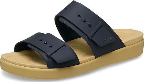 Crocs - Brooklyn Buckle Low Low - Sandalen - Zwart/Tan