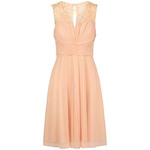 ApartFashion Dames chiffon jurk, abrikoos, Normaal, apricot, 36