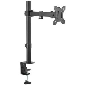 RICOO Monitorhouder tafel, VESA tafelhouder voor 13-32 inch, monitorhouder 1 monitorarm TS2611, beeldschermhouder kantelbaar zwenkbaar monitorarm beeldschermhouder houder monitorhouder