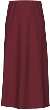 Pieces - Franan - Midi Rok - Hoge Taille - Gerecycled Polyester