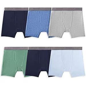 Fruit of the Loom retroshorts voor heren, Regular been – Coolsoft – 6 stuks in verschillende kleuren, M