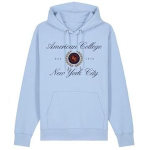 AMERICAN COLLEGE USA Herensweatshirt, hemelsblauw, maat XXL, casual, Blauw, XXL