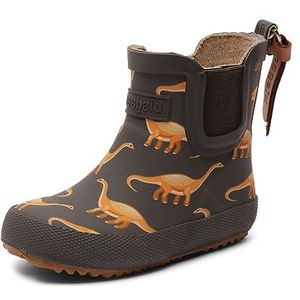 bisgaard Baby Rubber Regenlaarzen voor kinderen, uniseks, camel dinos, 21 EU