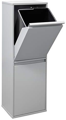 Vuilnisbak - Zwart - Kunststof - 30 Liter