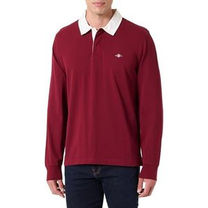 GANT Pique Heavy Rugger, rood, L