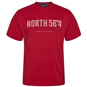 North 56-4/North 56Denim Heren North 56-4 T-shirt, rood, 3XL maten