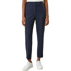 s.Oliver BLACK LABEL Dames slim: elegante 7/8-broek, 5959 blauw, 42